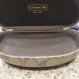 Coach hard eyeglass/sunglass case
